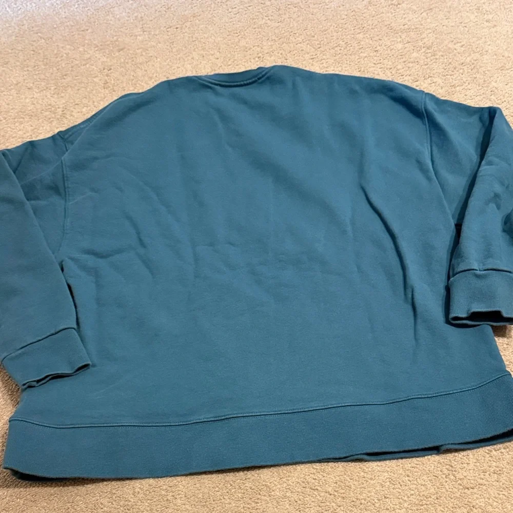 Rotate Sunday Men's Teal Crewneck Sweater - Picture 4 of 4